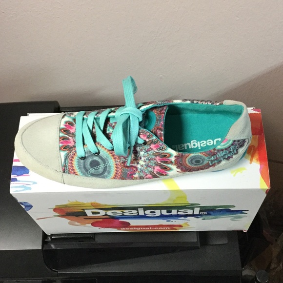 Desigual Multicolor Women's Sneakers - Picture 2 of 5